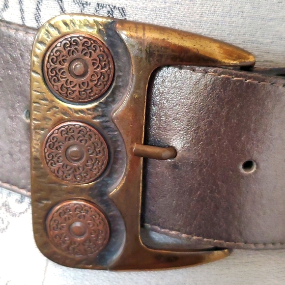 Vintage leather belt - Picture 2 of 12